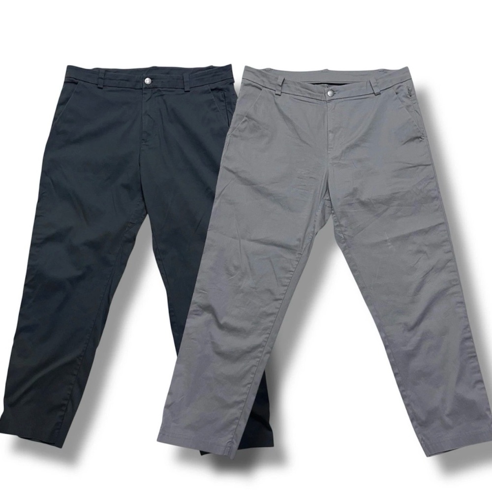 Lot of 2 Lululemon Pants Men's 33 Gray ABC - Picture 2 of 16